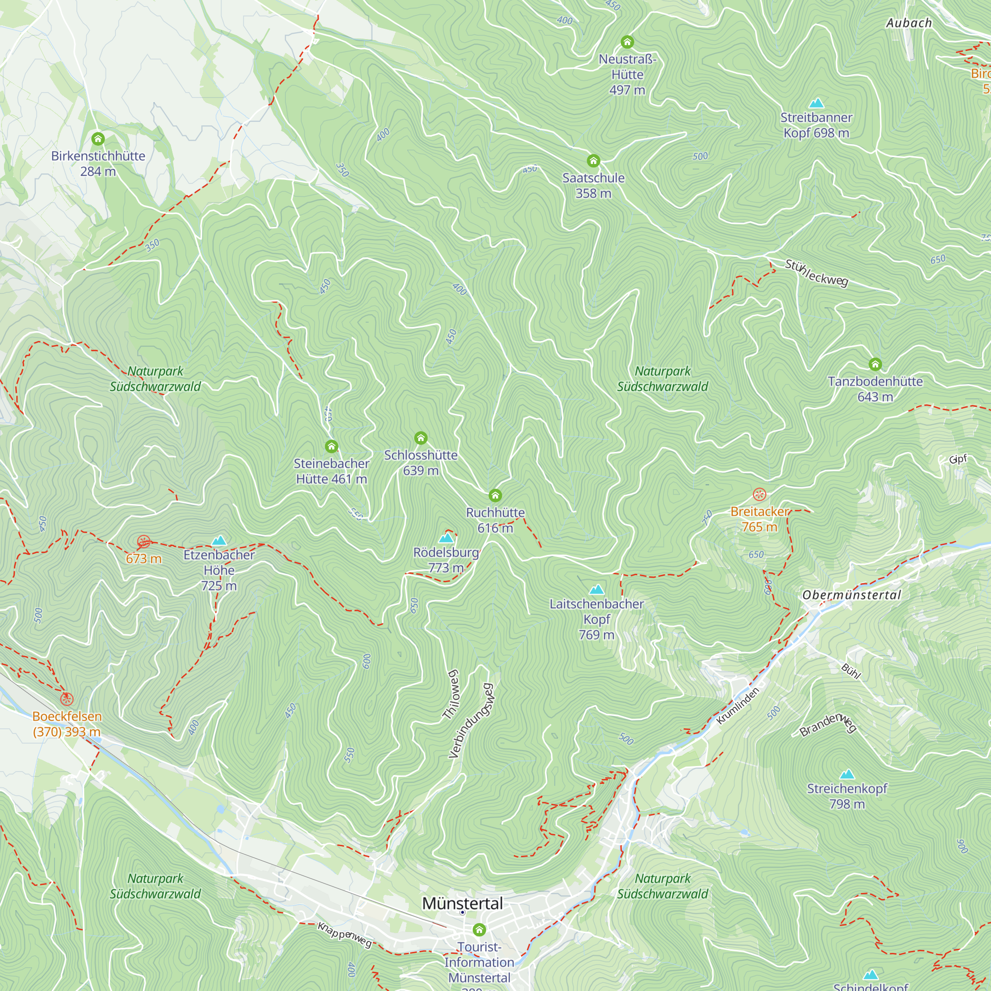 Ruchhütte map