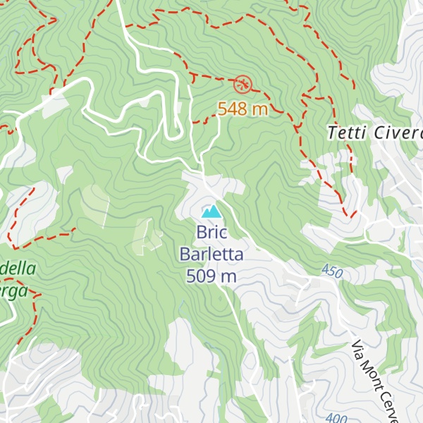 Map of Bric Barletta