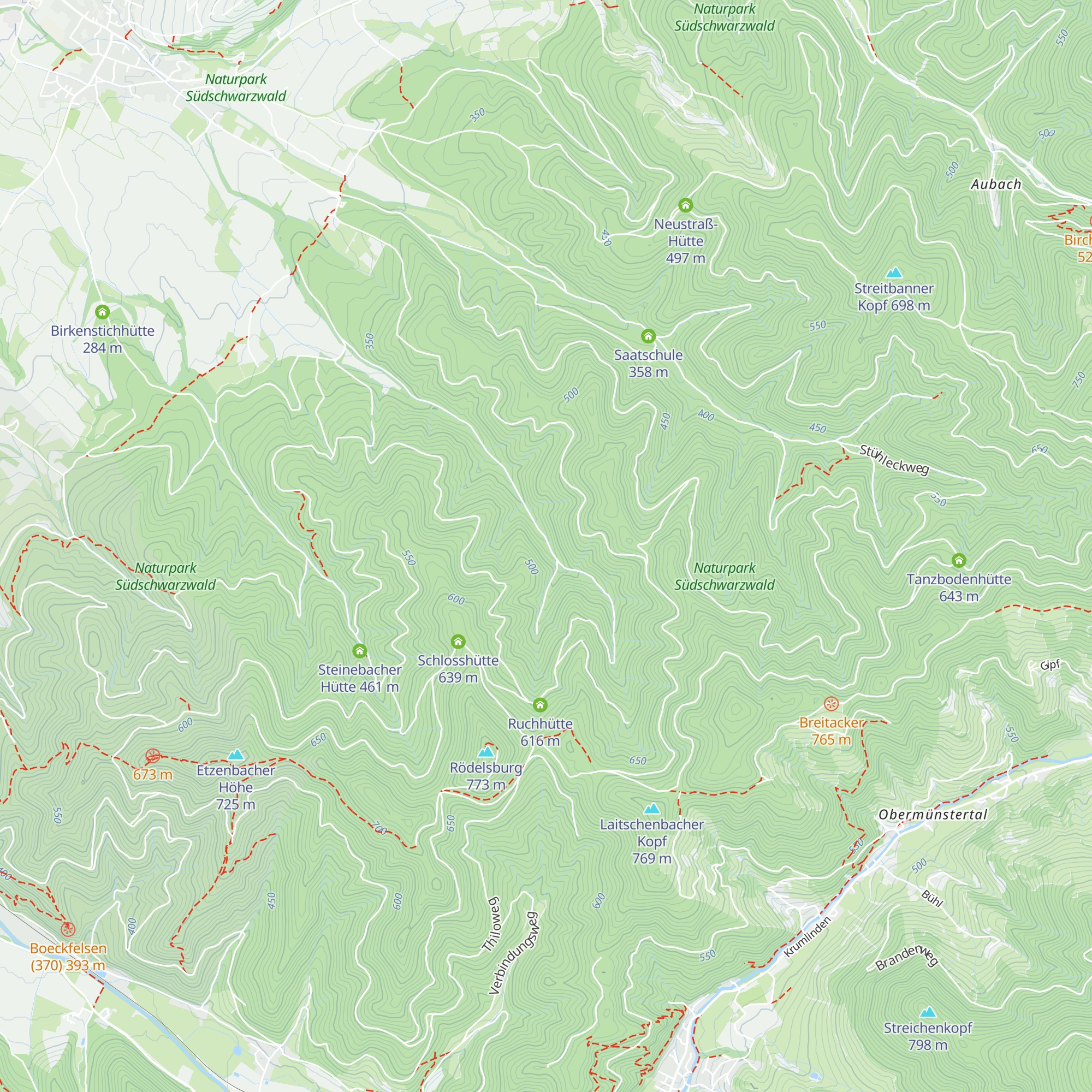 Norsinger Waldhütte map