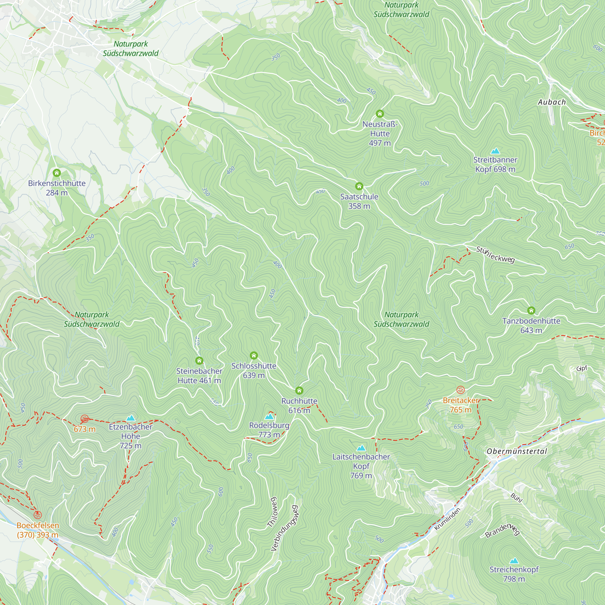Norsinger Waldhütte map