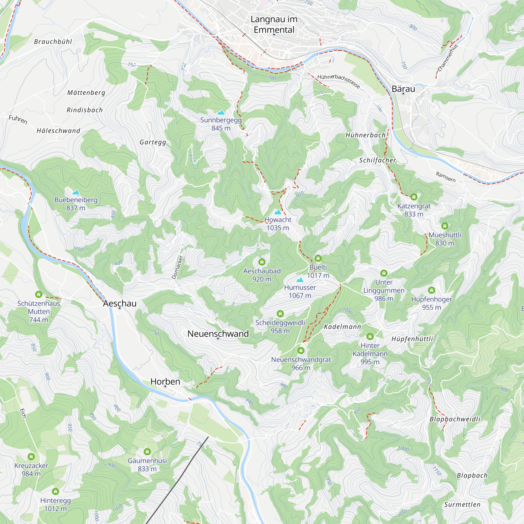 Aeschaubad map