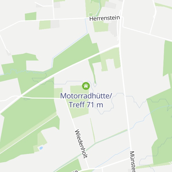 Map of Motorradhütte/Treff