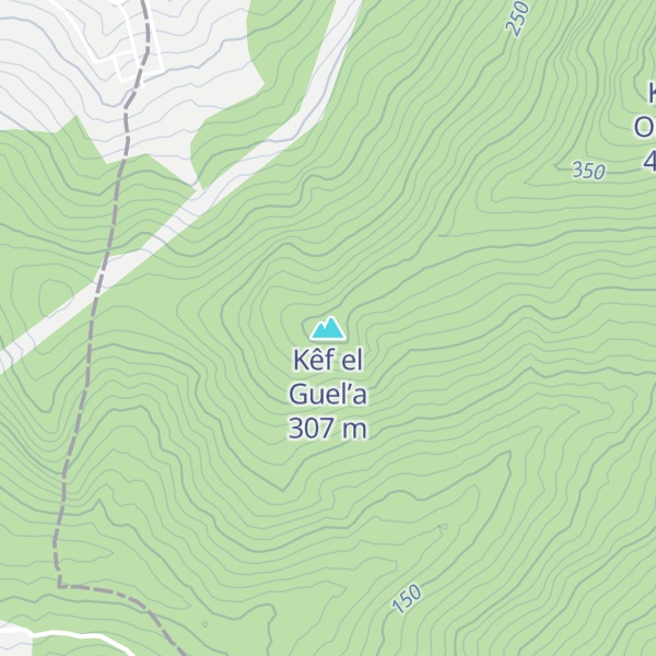 Map of Kêf el Guel’a