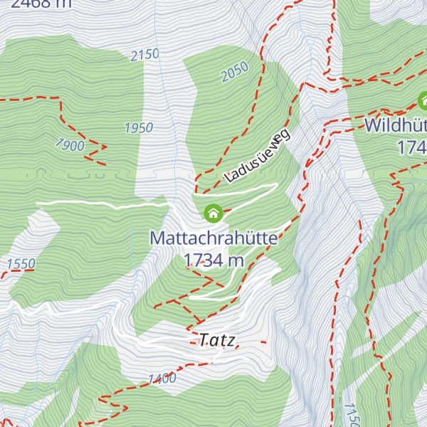 Map of Mattachrahütte
