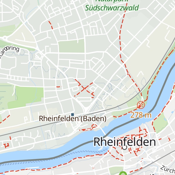 Map of Tourist-Info Rheinfelden (Baden)