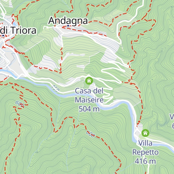 Map of Casa dei Valloni