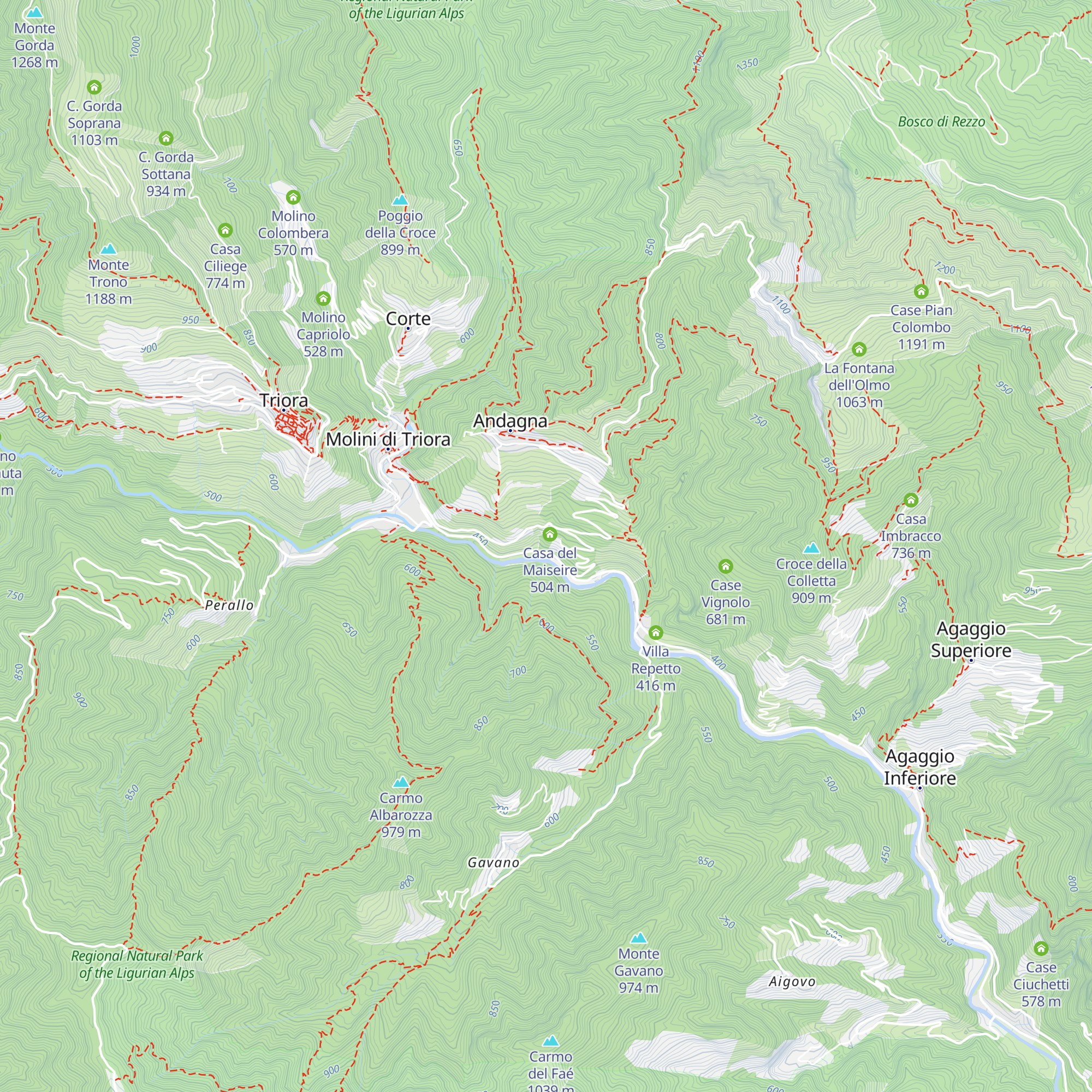 Casa dei Valloni map