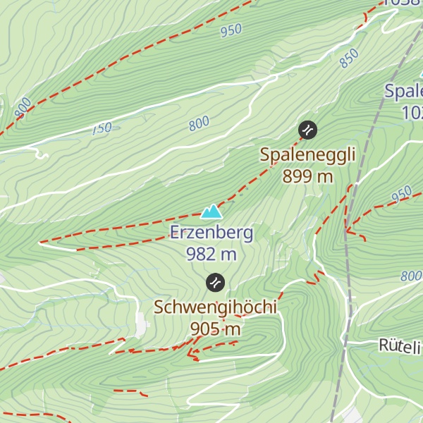 Map of Erzenberg