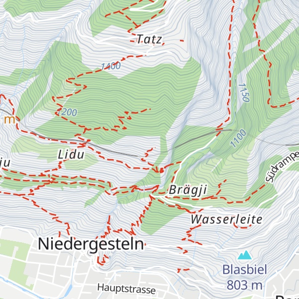Map of Reservoir Chalti Eggu