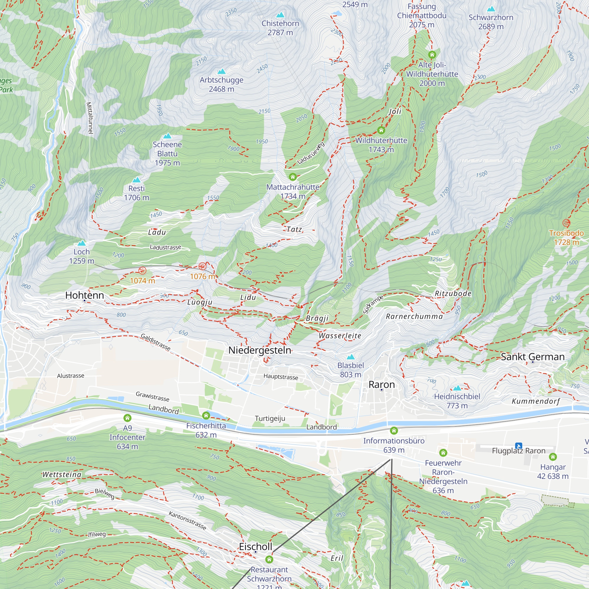 Reservoir Chalti Eggu map