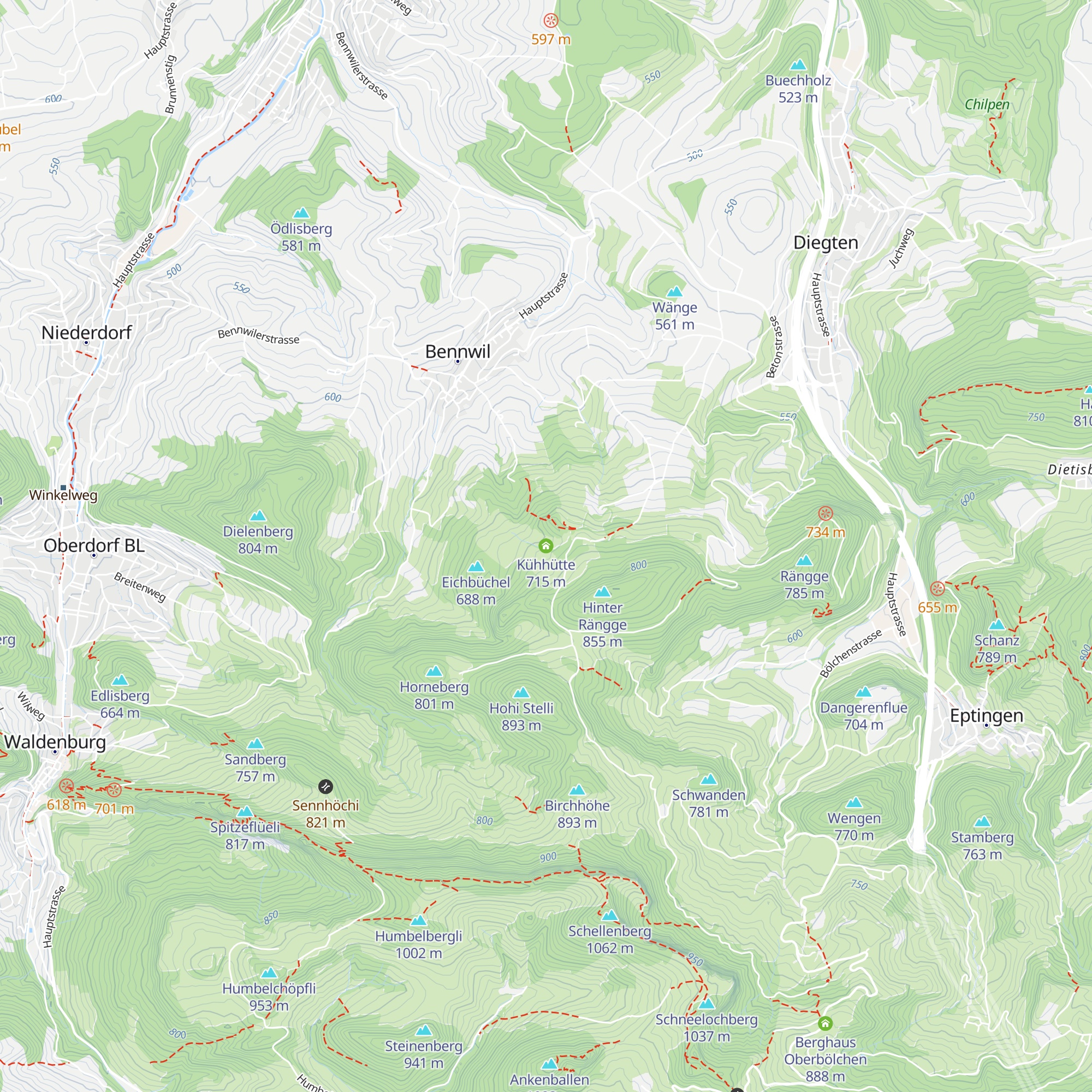 Kühhütte map