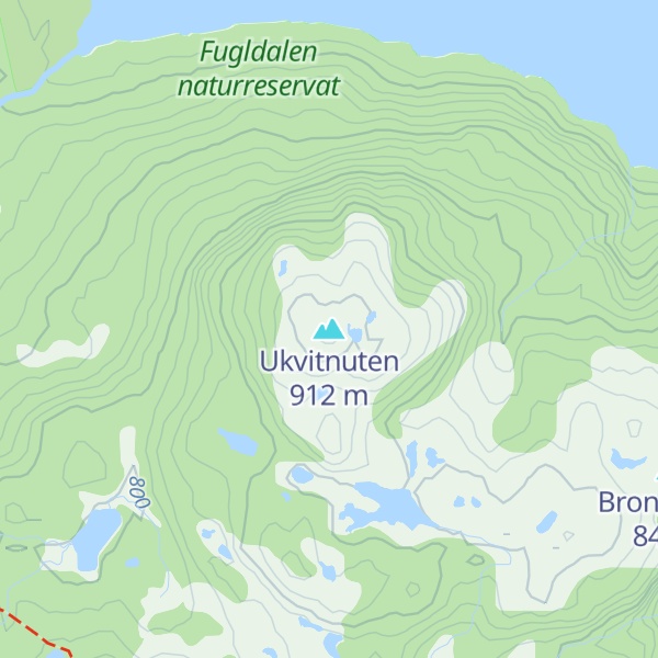 Map of Ukvitnuten