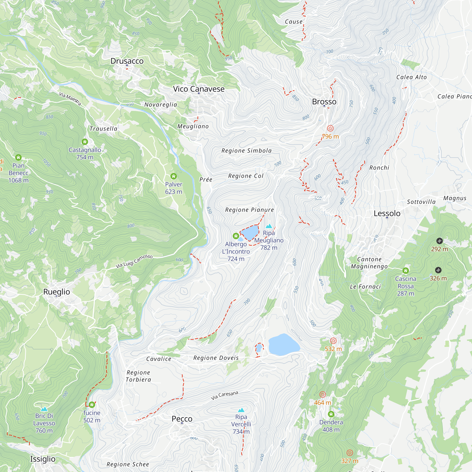 Albergo L'Incontro map