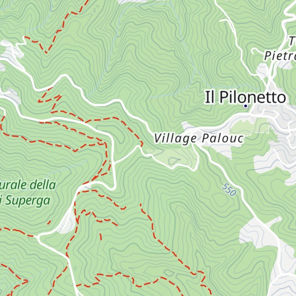 Map of Bric Palouc