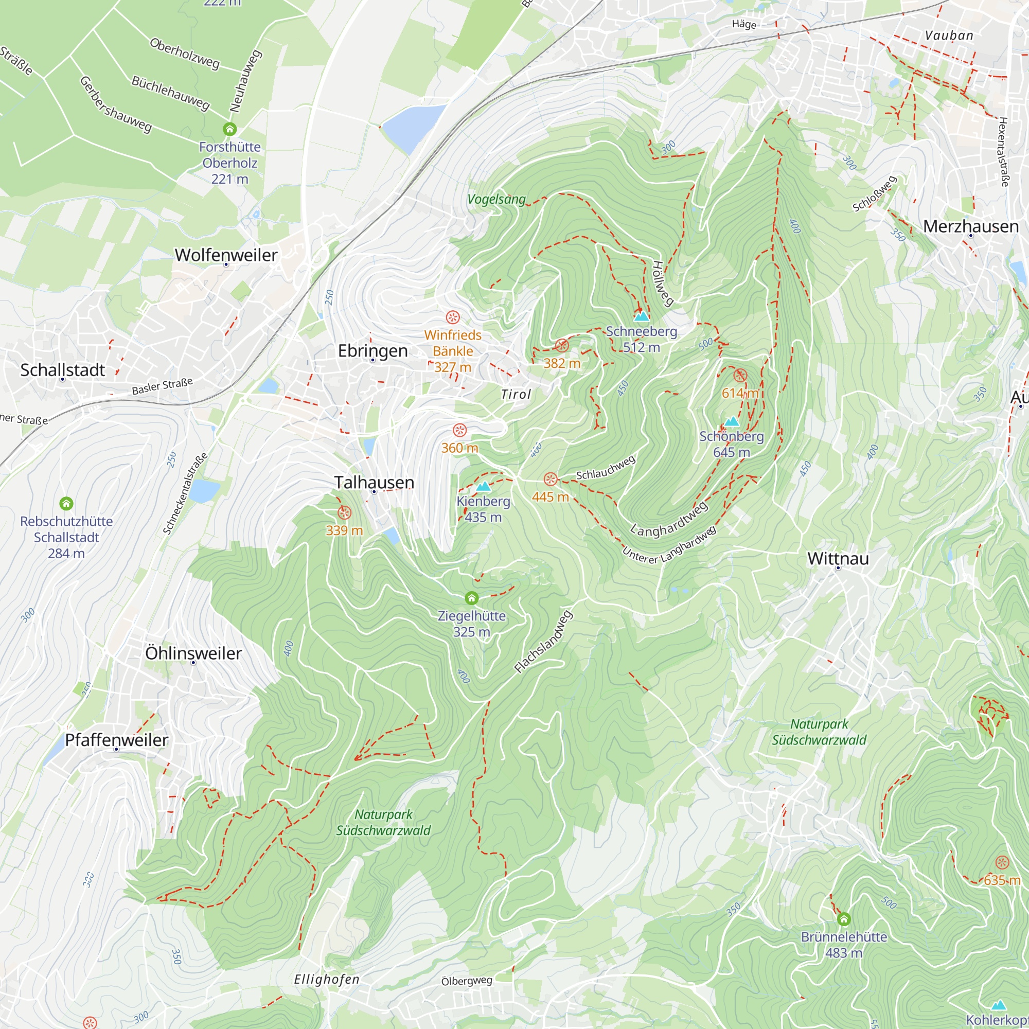 Berghauser Matten map