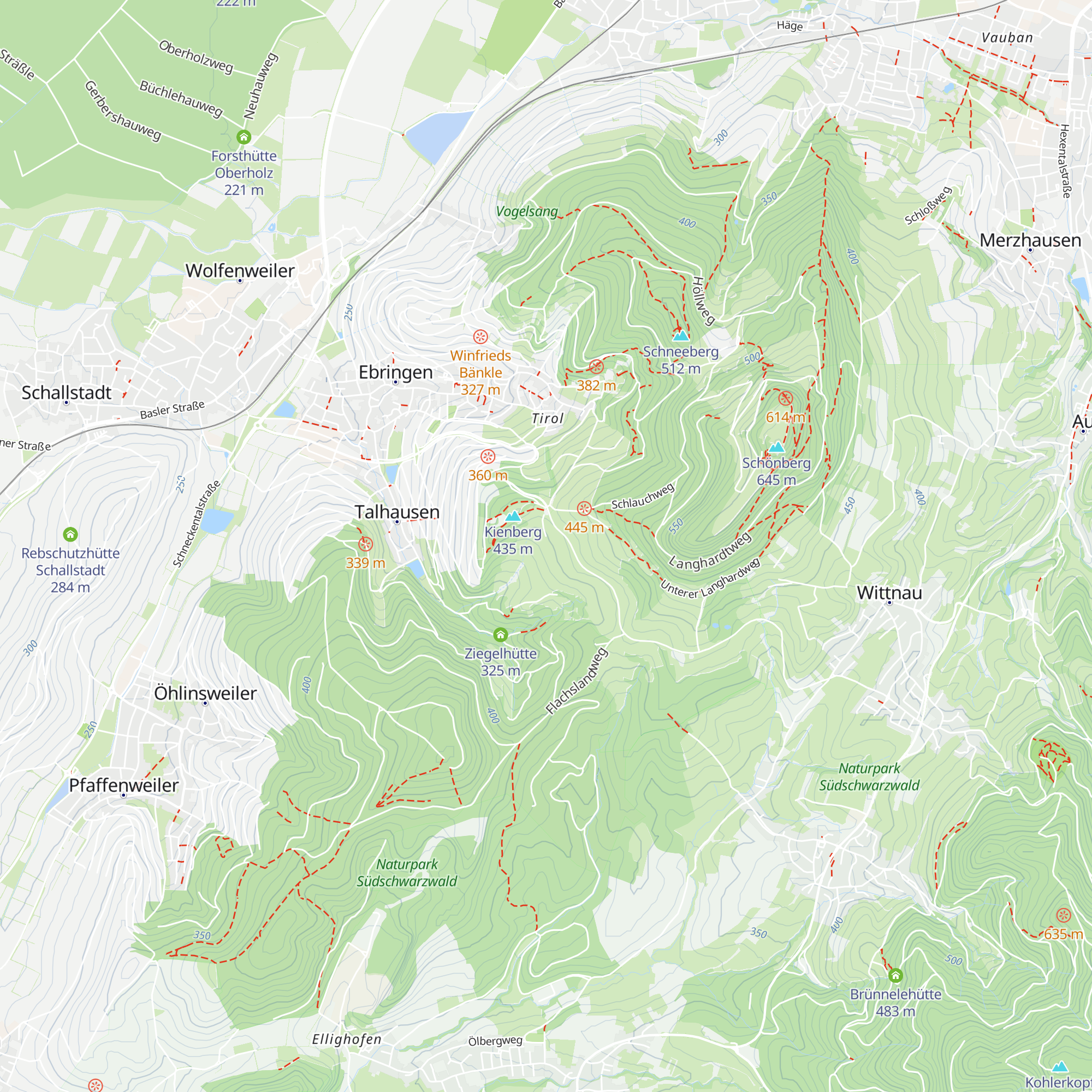 Berghauser Matten map