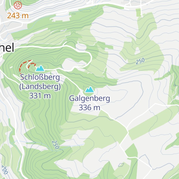 Map of Galgenberg