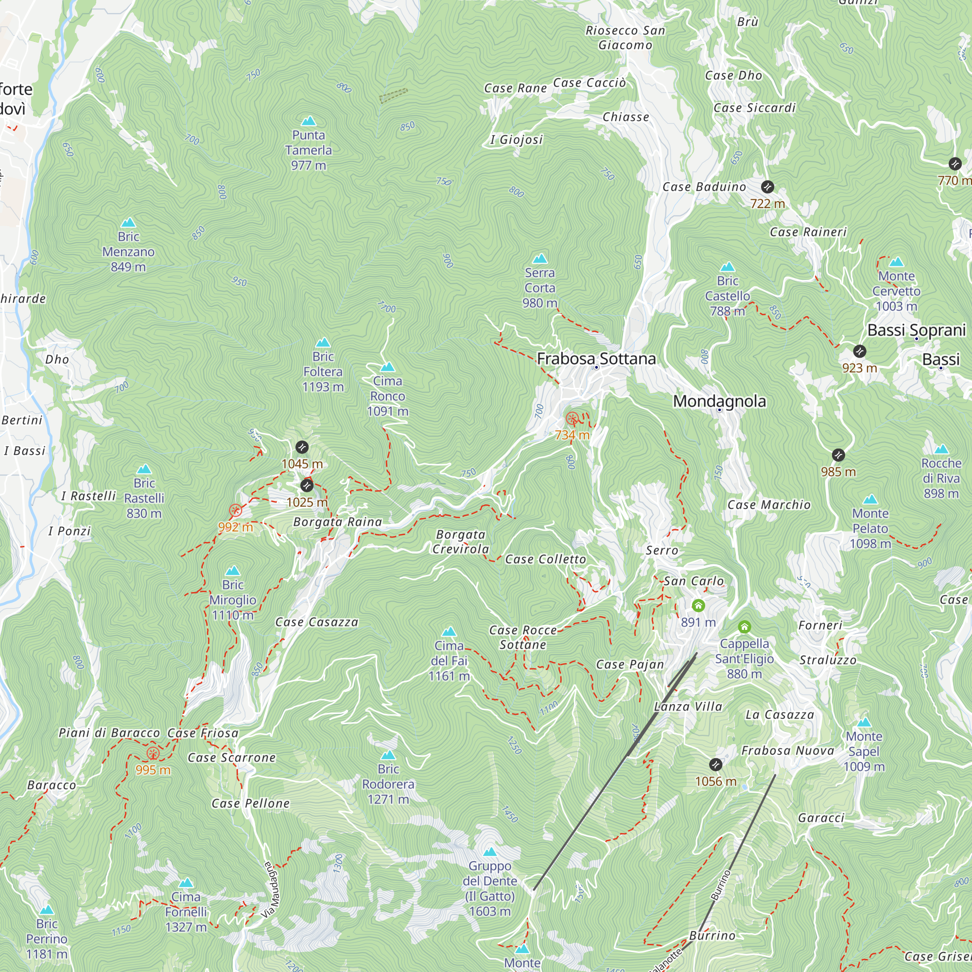 Biglietteria map