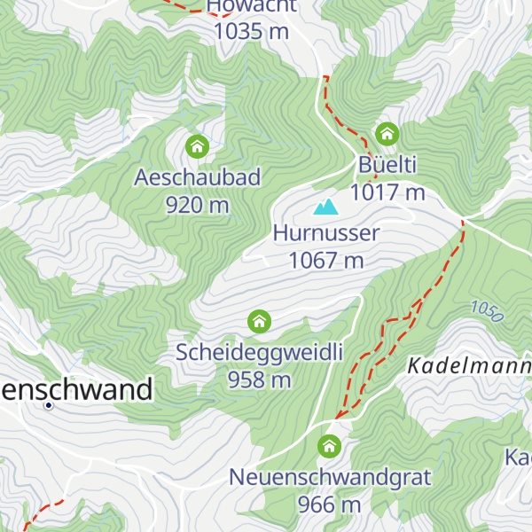 Map of Scheidegg