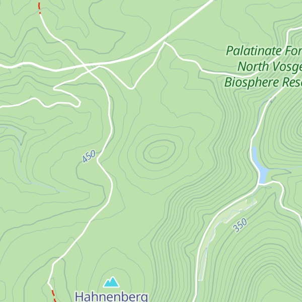 Map of Hahnenkopf