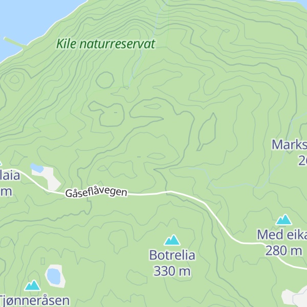 Map of Bjørnehifjellet