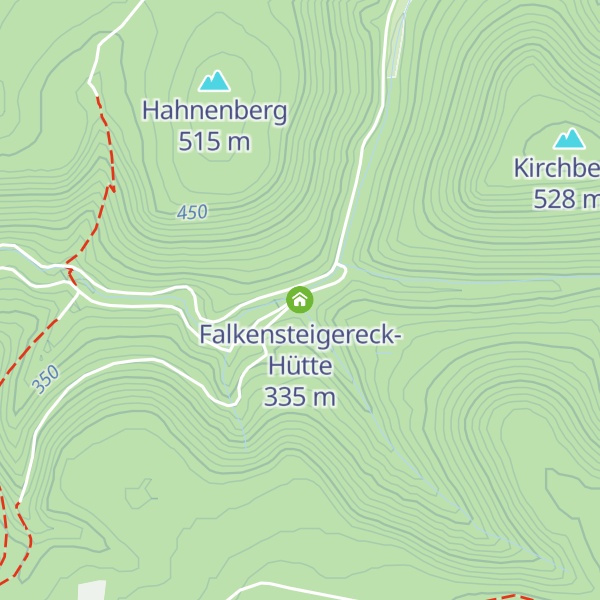 Map of Falkensteigereck-Hütte