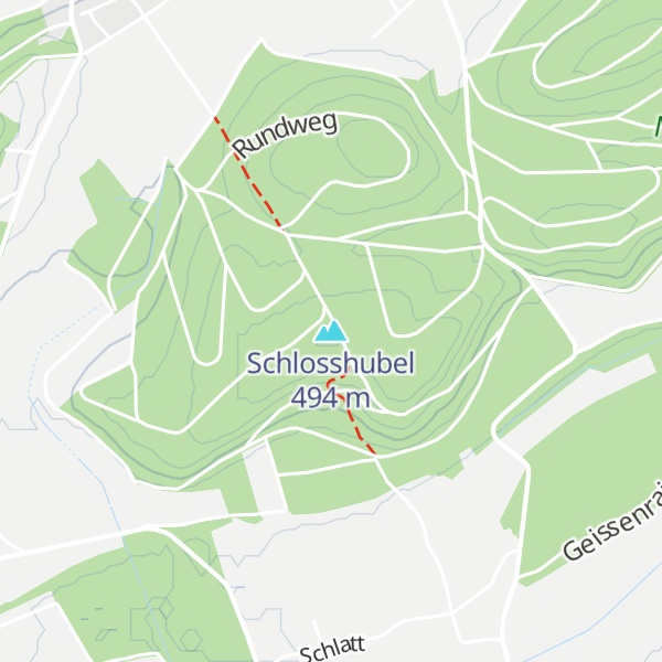 Map of Schlosshubel