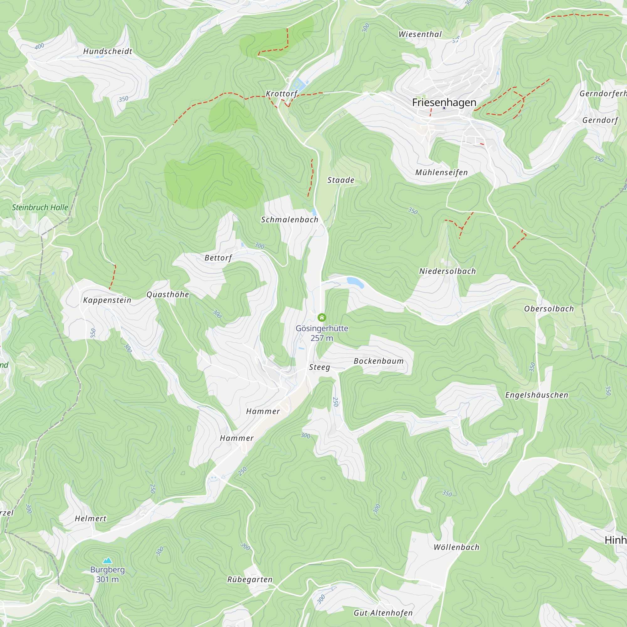 Gösingerhütte map