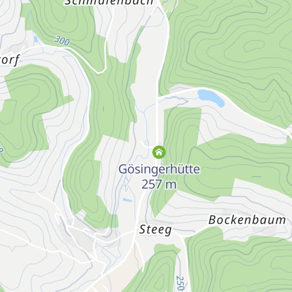 Map of Gösingerhütte