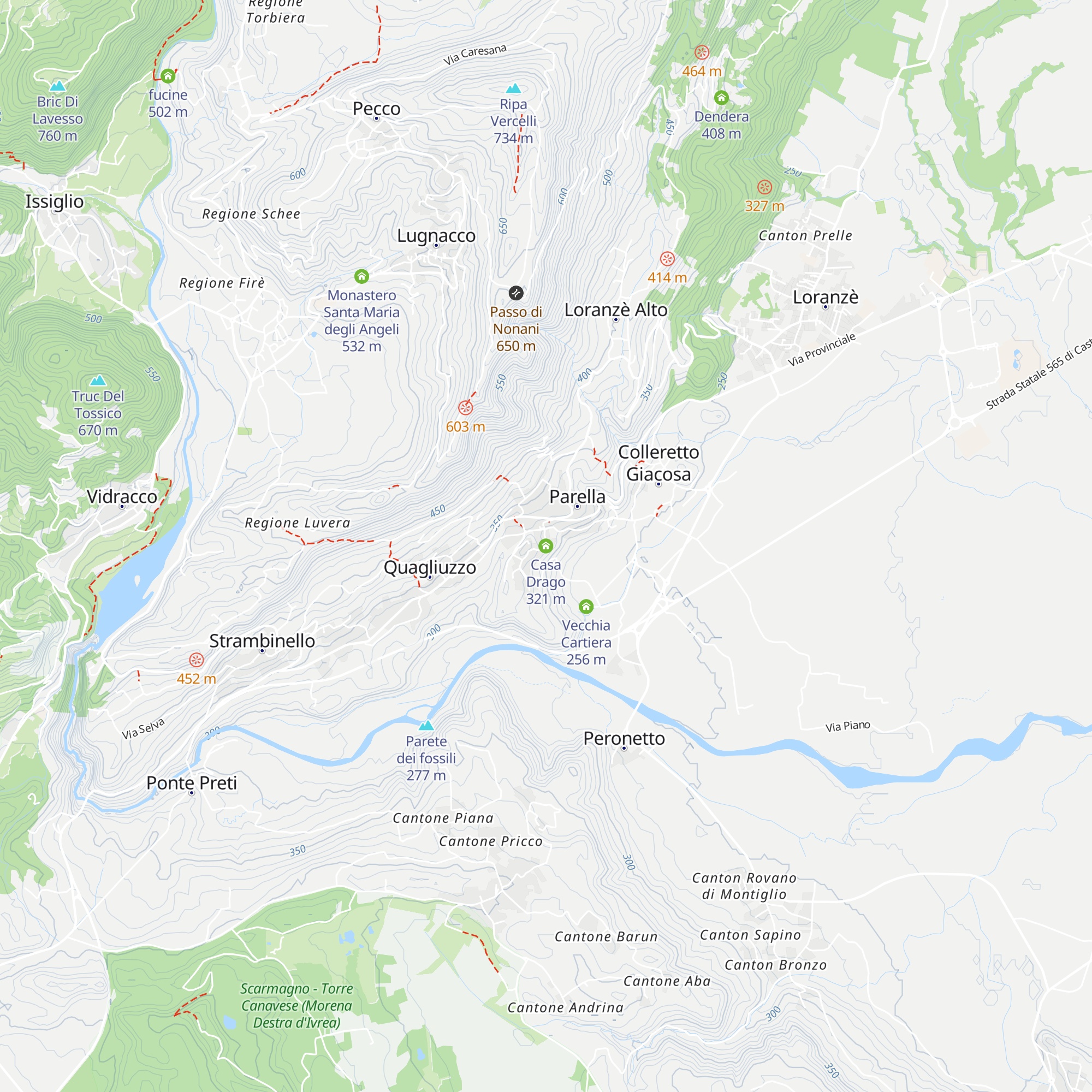 Casa Drago map