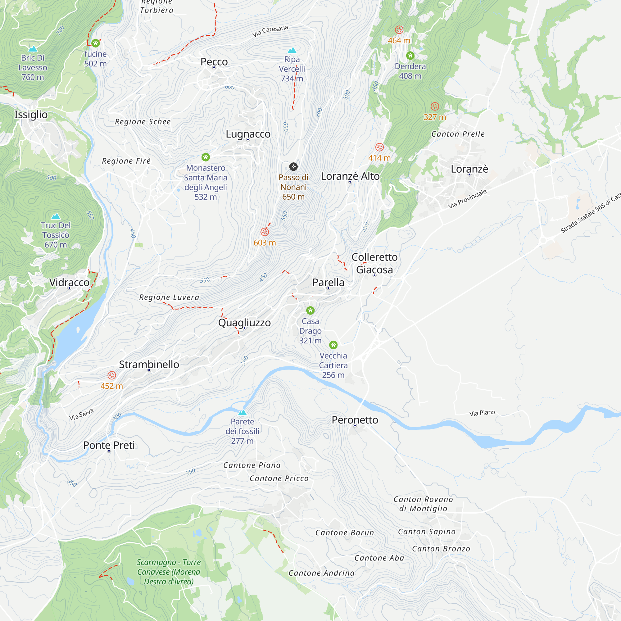 Casa Drago map