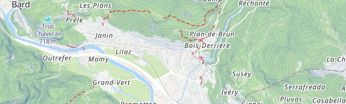 Map of the start of Places