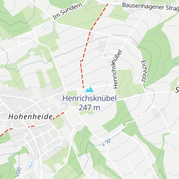 Map of Henrichsknübel