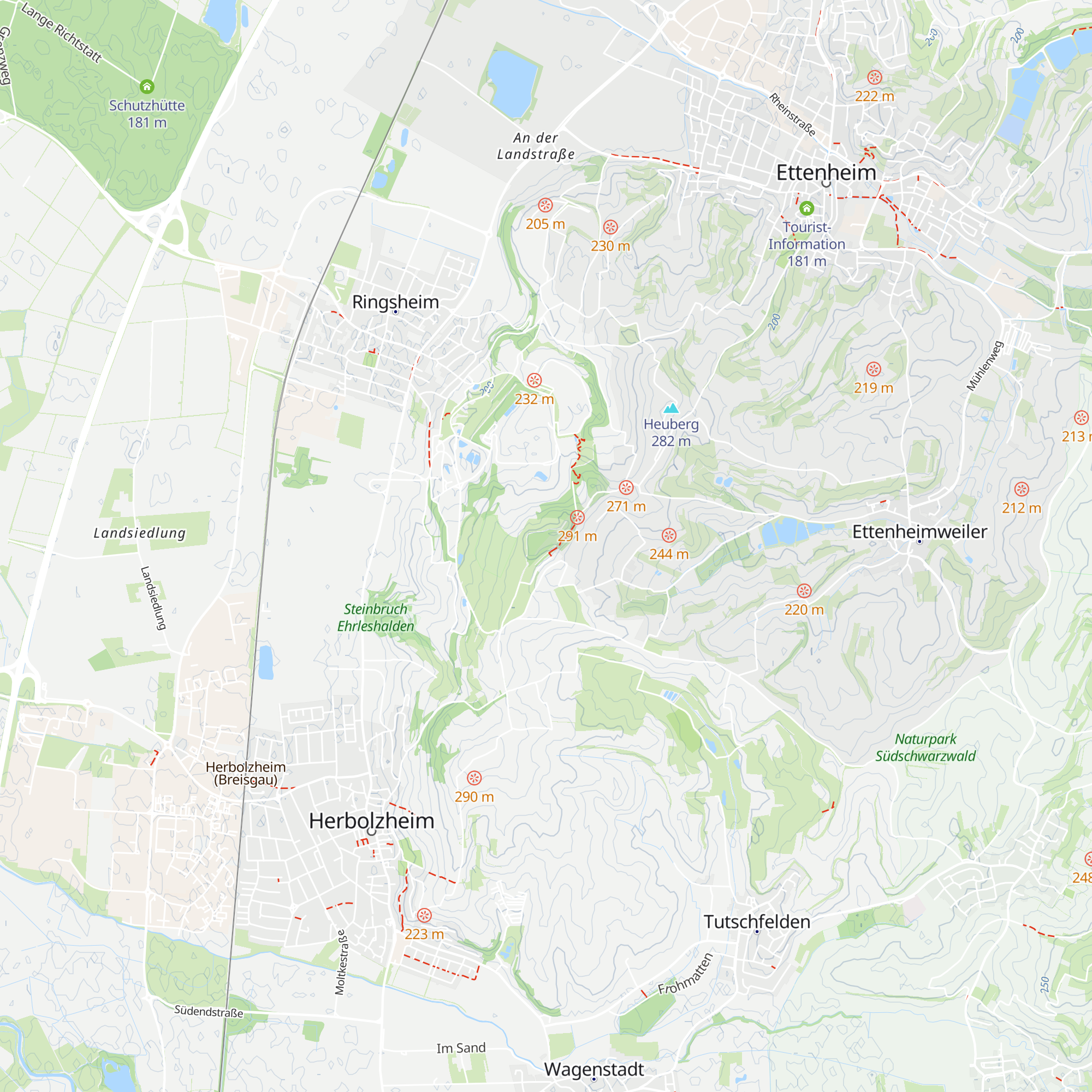Lindenmann-Hütte map