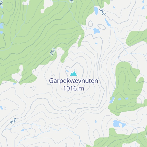 Map of Garpekvævnuten