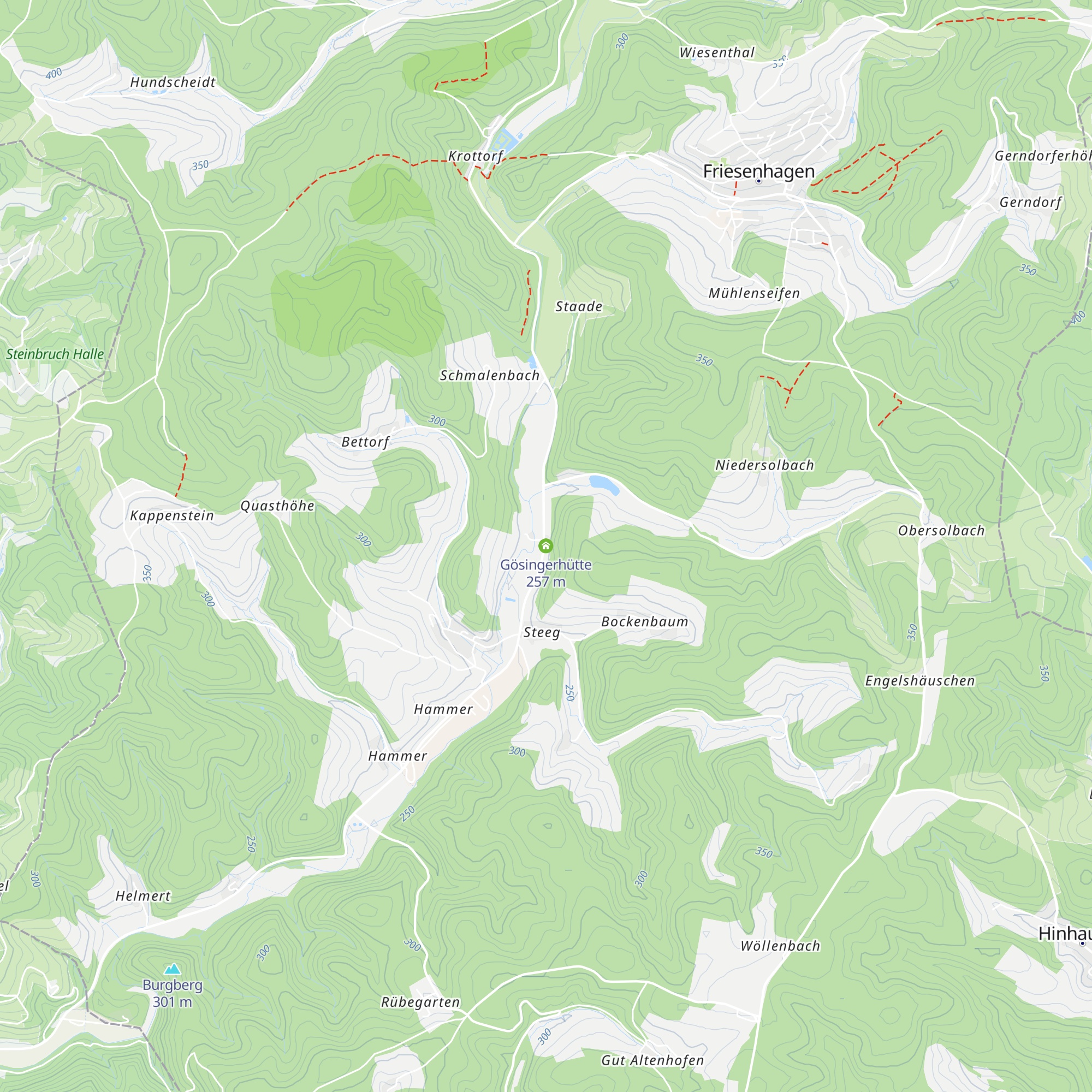 Gösingerhütte map