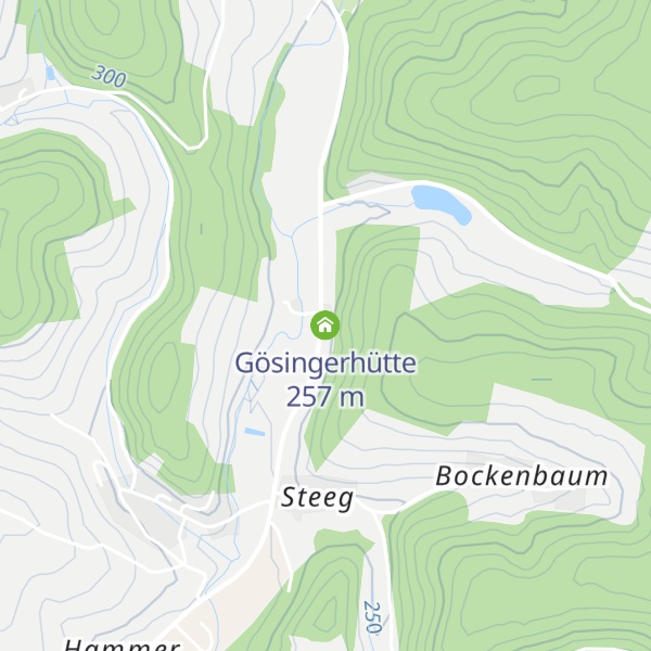 Map of Gösingerhütte