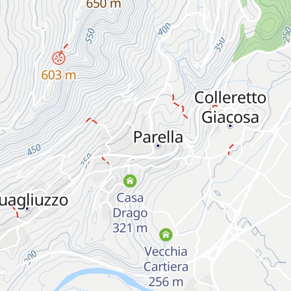 Map of Villino Carandini
