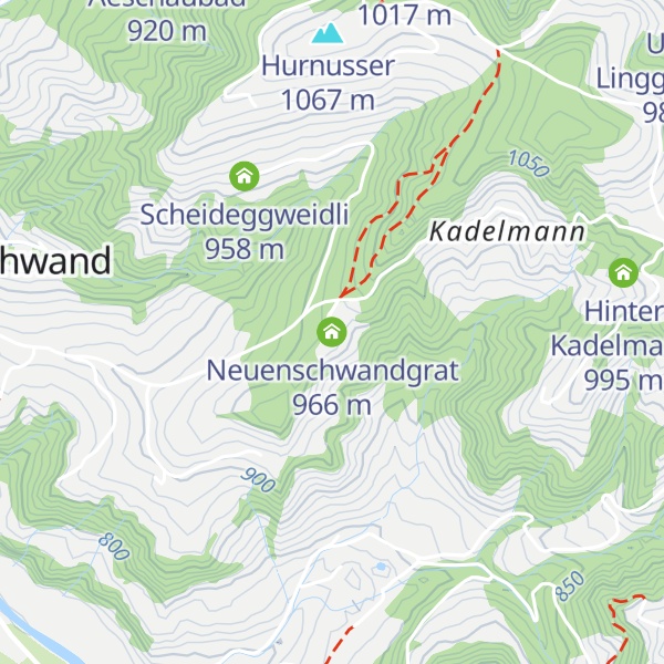 Map of Neuenschwandgrat