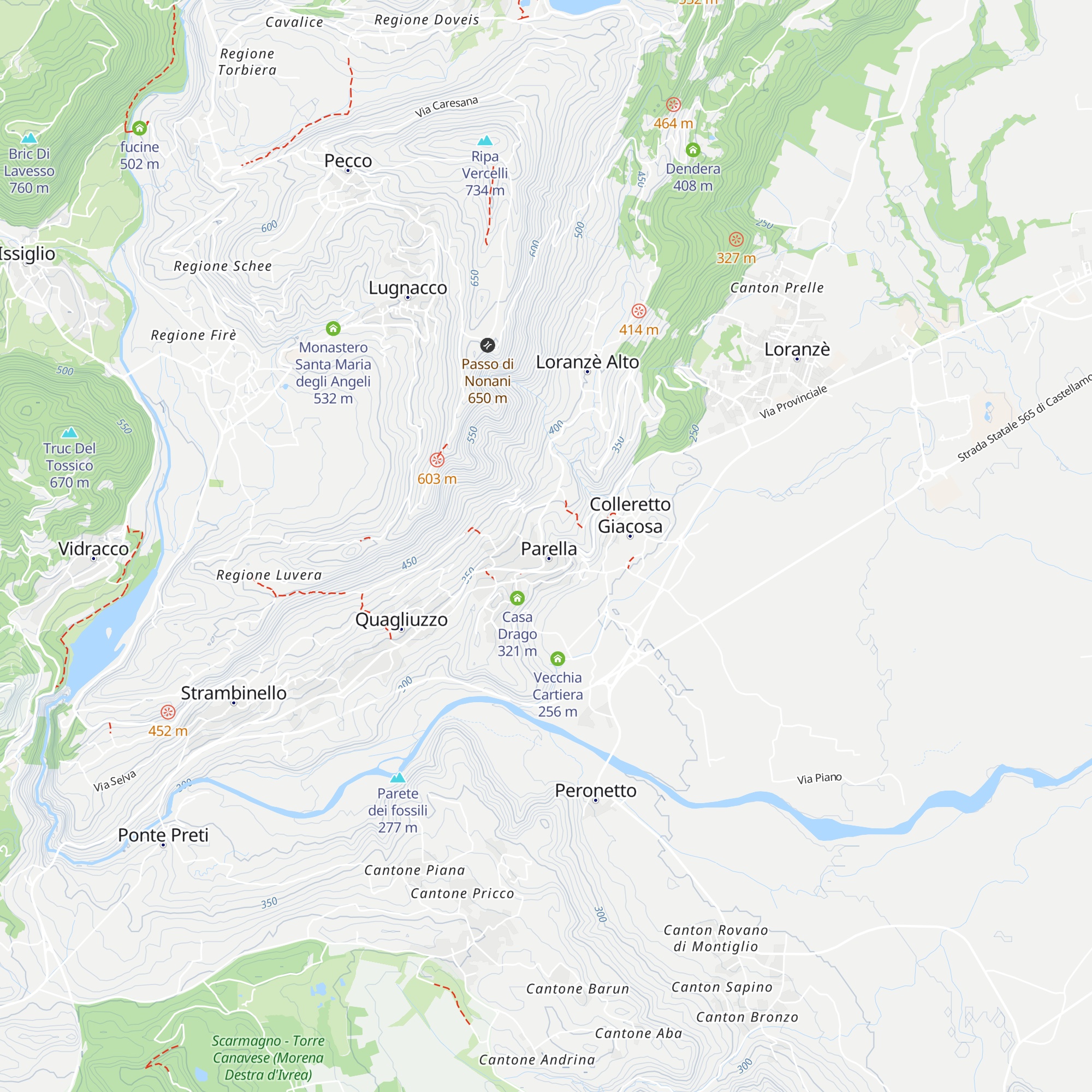 Villa Malvezzi map