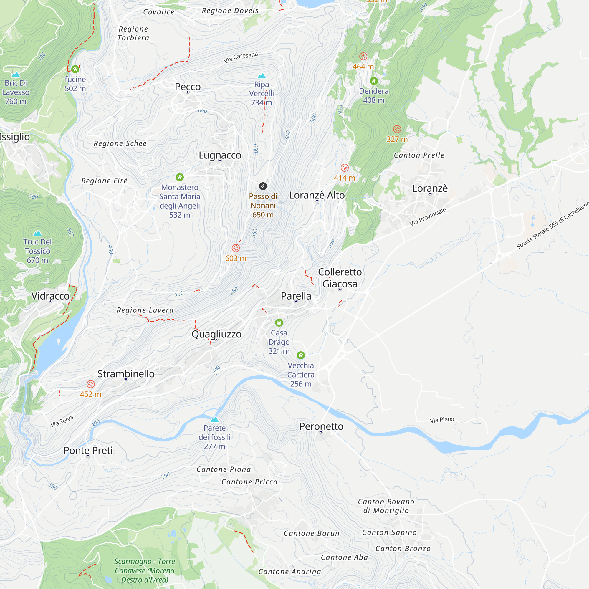 Villa Malvezzi map