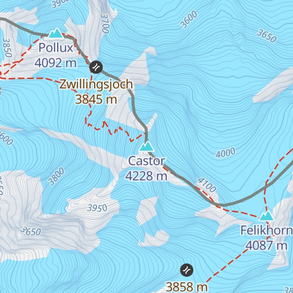 Map of Castor