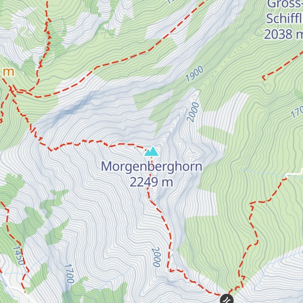 Map of Morgenberghorn