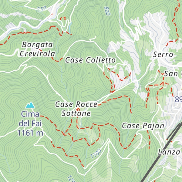 Map of Rocce di Costabella