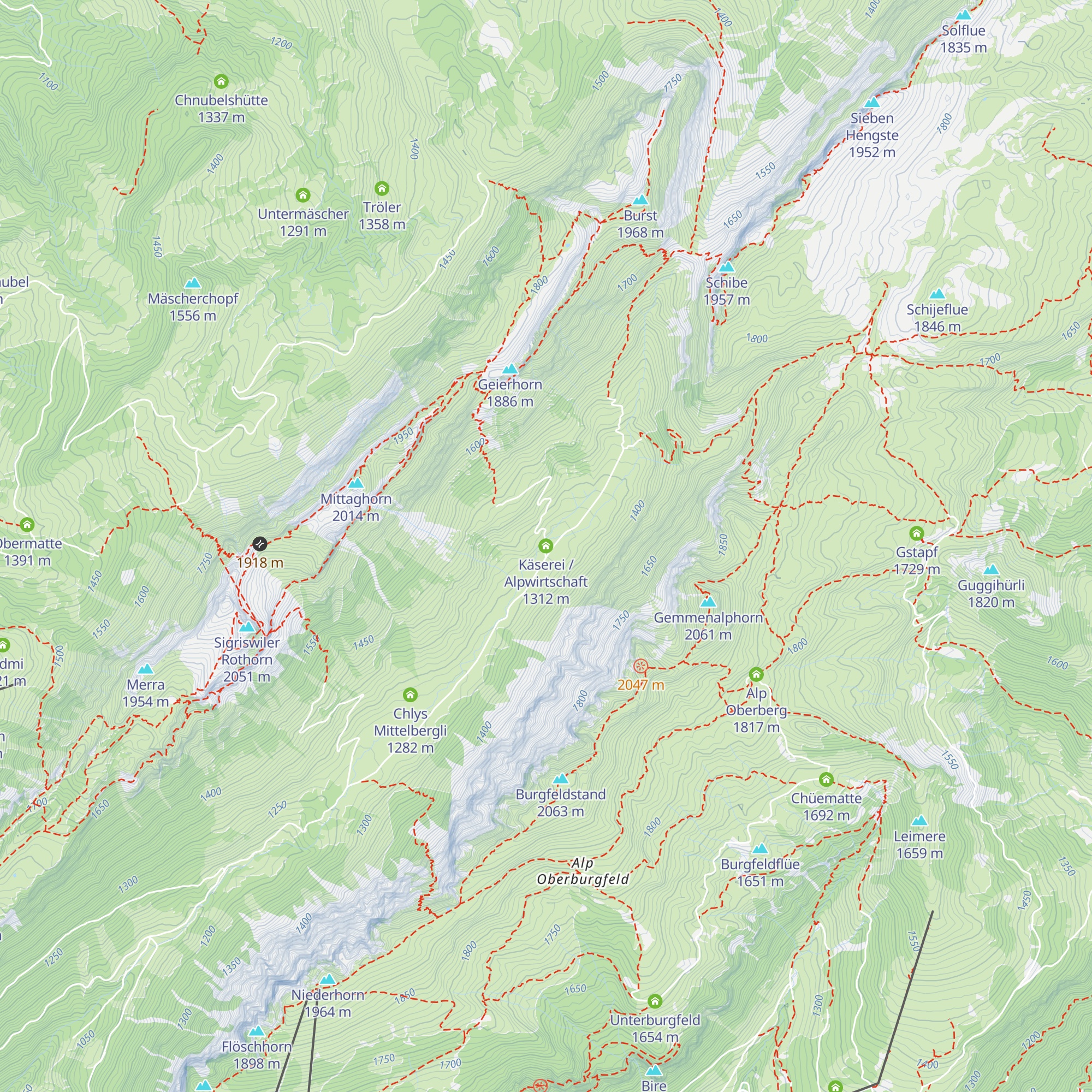 Käserei / Alpwirtschaft map