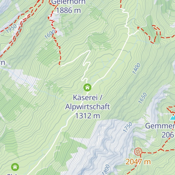 Map of Käserei / Alpwirtschaft