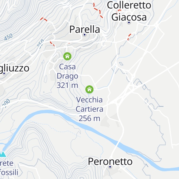 Map of Vecchia Cartiera