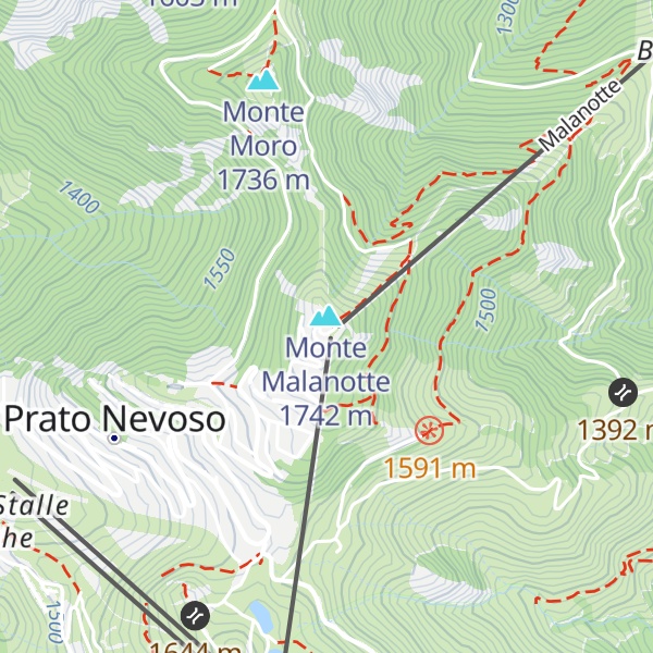 Map of Baita Malanotte
