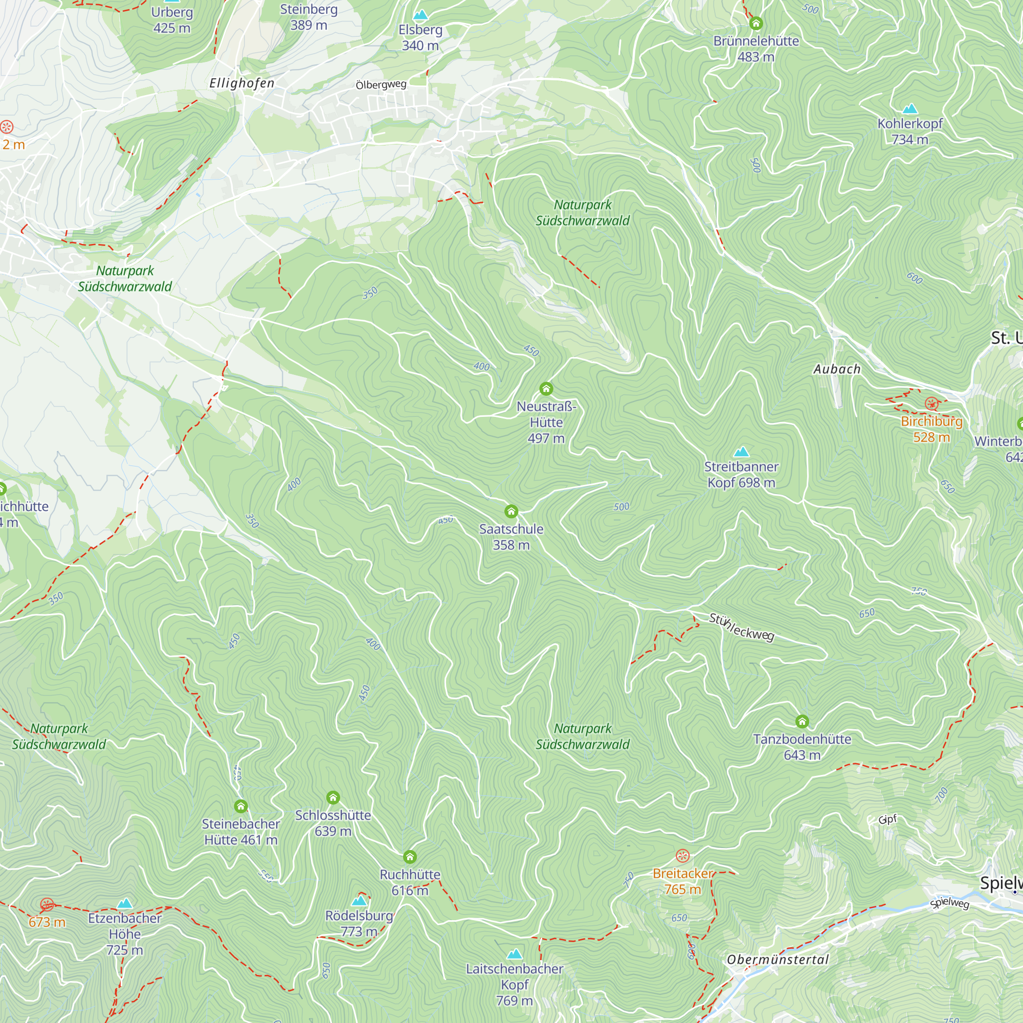 Saatschule map