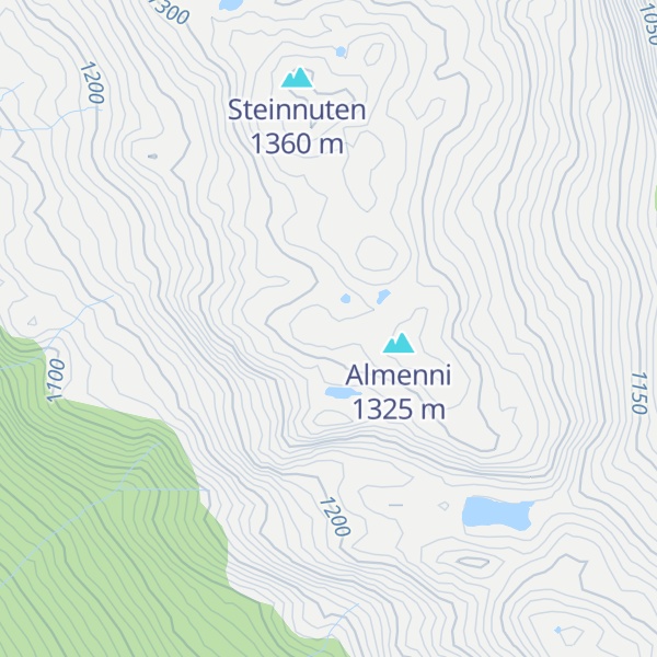 Map of Skåpsteinnuten
